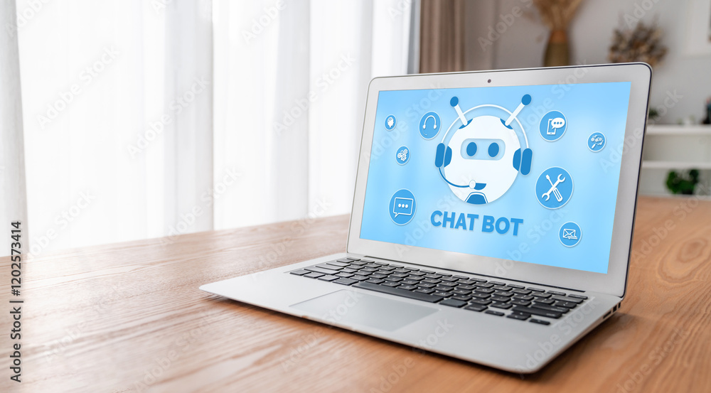 Poster chatbot software application for modish online business that automatically reply to customer questio