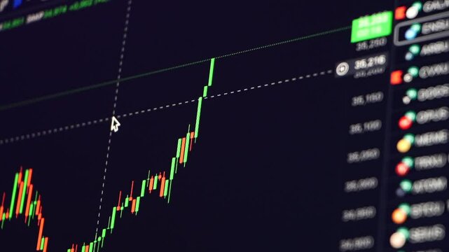 Explore the dynamic texture of cryptocurrency trading in this video. Witness rising charts, market trends, order books, and the perpetual battle between bulls and bears shaping the digital landscape