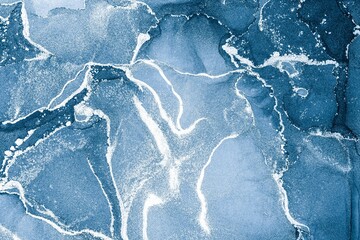 Original artwork photo of marble ink abstract art. High resolution photograph from exemplary original painting. Abstract painting was painted on HQ paper texture to create smooth marbling pattern.