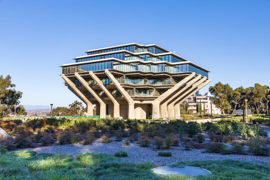 The Geisel Library on the UC San Diego campus