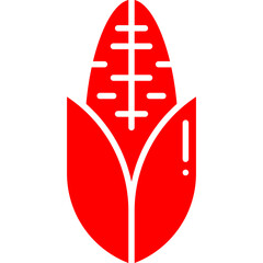 Corn icon single vector illustration
