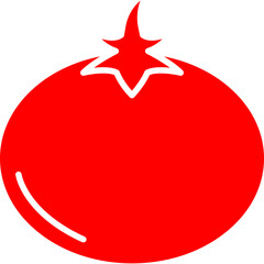 Tomato icon single vector illustration