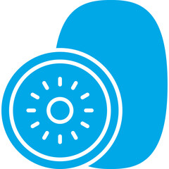 Kiwi icon single vector illustration