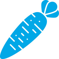 Carrot icon single vector illustration