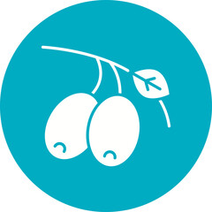 Olives icon single vector illustration