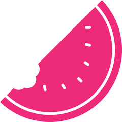 Watermelon icon single vector illustration