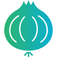 Onion icon single vector illustration