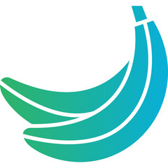 Bananas icon single vector illustration