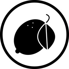 Lemon icon single vector illustration