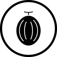 Melon icon single vector illustration