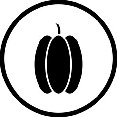 Carambola icon single vector illustration