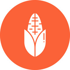 Corn icon single vector illustration