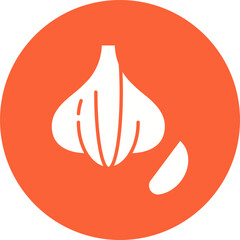 Garlic icon single vector illustration