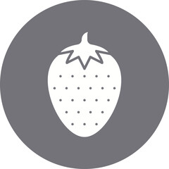 Strawberry icon single vector illustration