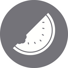 Watermelon icon single vector illustration