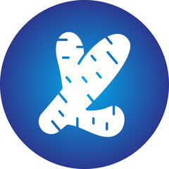 Ginger icon single vector illustration