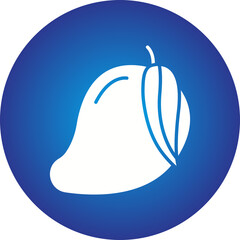Mango icon single vector illustration
