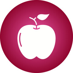 Apple icon single vector illustration
