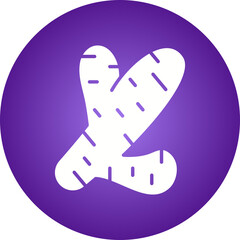 Ginger icon single vector illustration