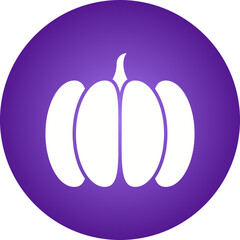 Pumpkin icon single vector illustration