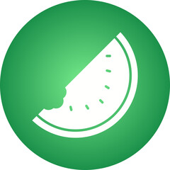 Watermelon icon single vector illustration