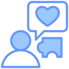 User Experience Blue Icon