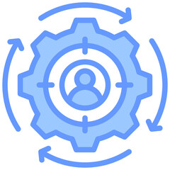 Personalization Blue Icon