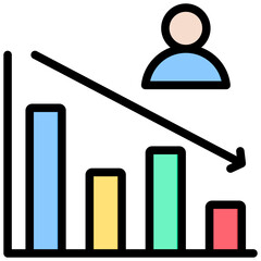 Churn Outline Color Icon