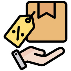 Offer Outline Color Icon
