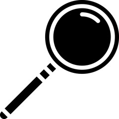 Magnifying glass icon single vector illustration