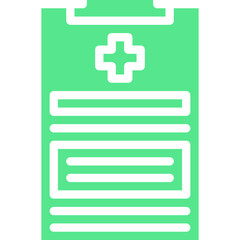 Medical Report icon single vector illustration