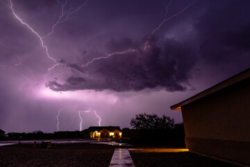 lightning in the storm