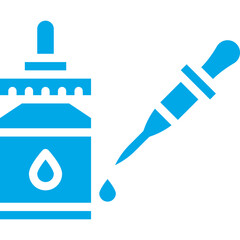 Dropper icon single vector illustration