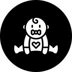 Baby icon single vector illustration