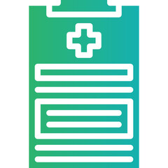 Medical Report icon single vector illustration