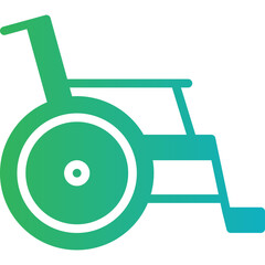 Wheelchair icon single vector illustration