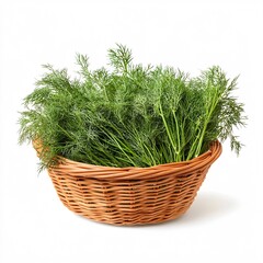 Fototapeta premium fresh dill in a basket