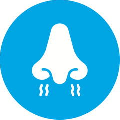 Nose icon single vector illustration