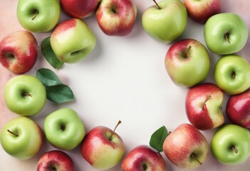 Apple as a background pattern