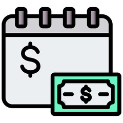 Annuity Outline Color Icon
