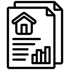 Estate Planning Outline Icon