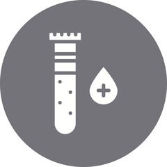 Blood Sample icon single vector illustration