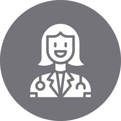 Doctors icon single vector illustration