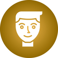 Human Face icon single vector illustration