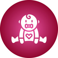 Baby icon single vector illustration