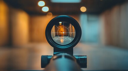 Precision Aim: Through the Scope of a Rifle