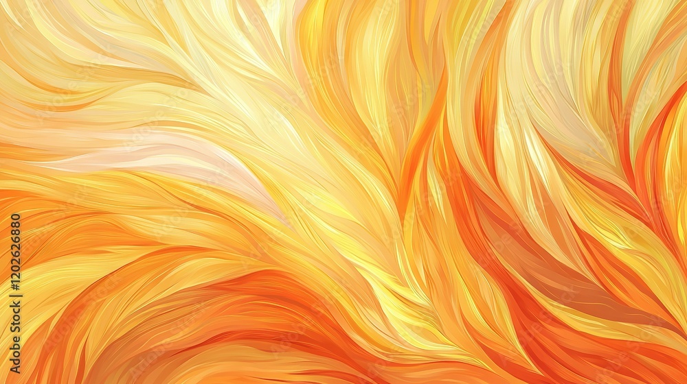 Poster a close-up of an orange and yellow background with a blurry effect on top and bottom of image