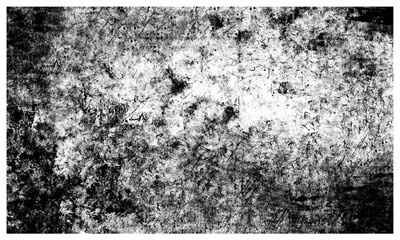 Black and white grunge texture resembles weathered metal.