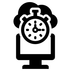 Latency Glyph Icon