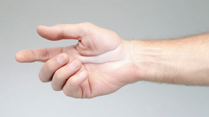 Discover the anatomy of a human hand in this detailed image, ideal for anatomy studies and educational purposes.